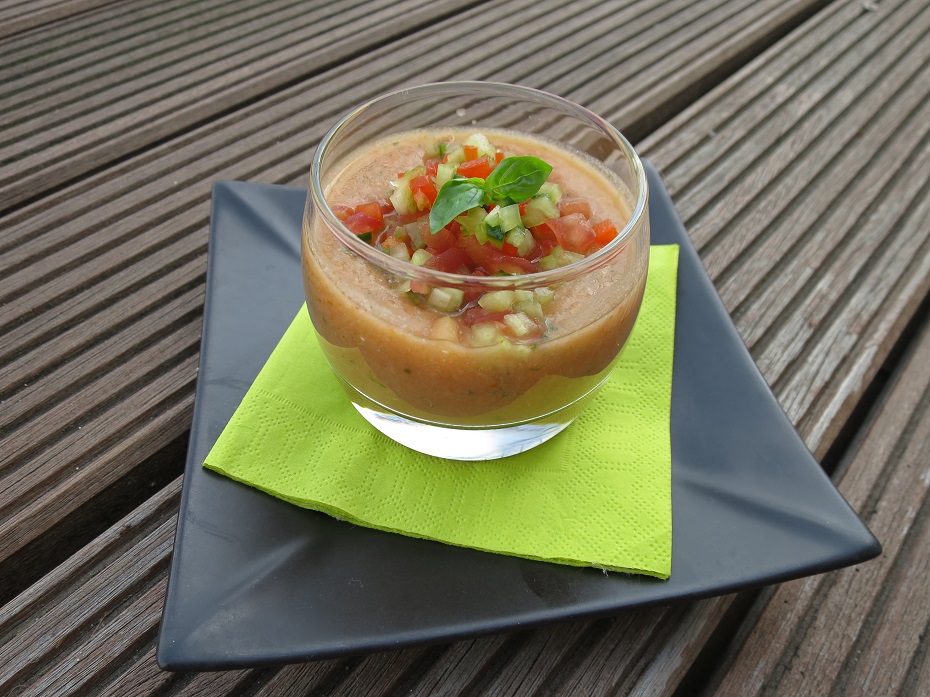 Verrine de gaspacho